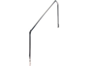 Lot de 2 sorties de bain pour piscine - L.122 cm - Inox - A sceller