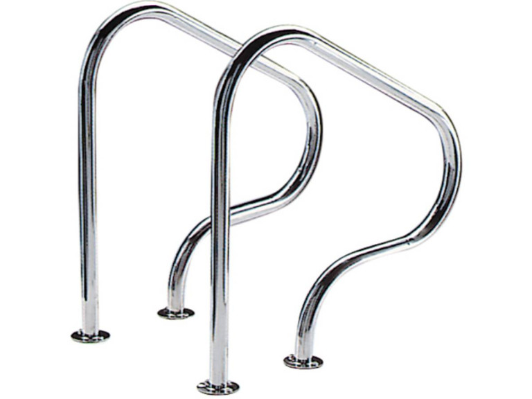 Sorties de bain pour piscine - 80 x 80 cm - Inox - A visser