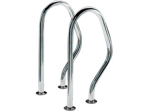 Sorties de bain pour piscine - 47 x 80 cm - Inox - A visser