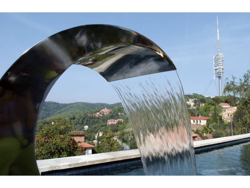 Cascade piscine "Mini Bali" - 39 x 38 x 59 cm - Inox