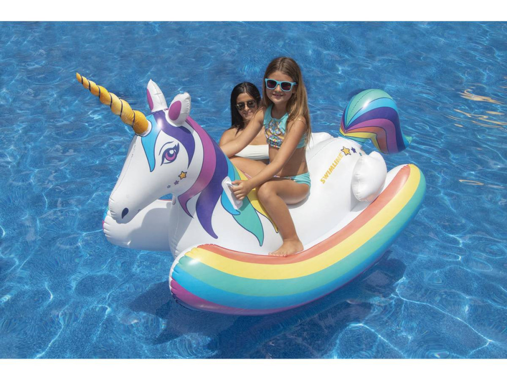 Bouée "Magic la Licorne" - 218 x 122 x 91 cm - Multicolore