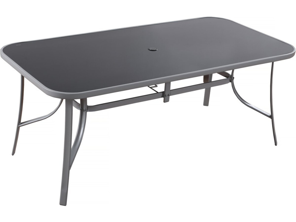 Table de jardin "Cordoba" - Phoenix - 8 places - Argenté