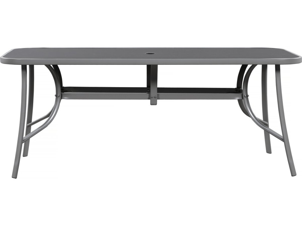 Table de jardin "Cordoba" - Phoenix - 8 places - Argenté