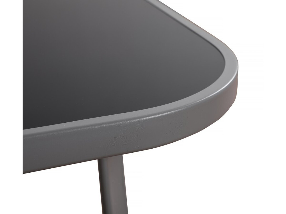 Table de jardin "Cordoba" - Phoenix - 8 places - Argenté