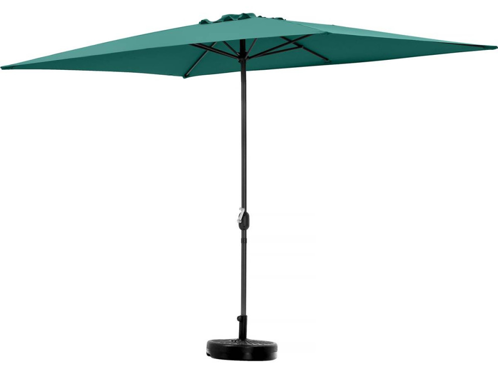 Parasol rectangulaire inclinable "Sol 2" - 2 x 3 m - Vert