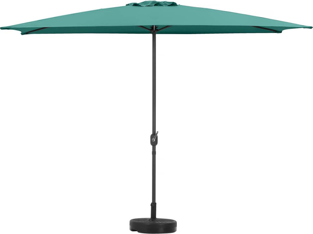 Parasol rectangulaire inclinable "Sol 2" - 2 x 3 m - Vert