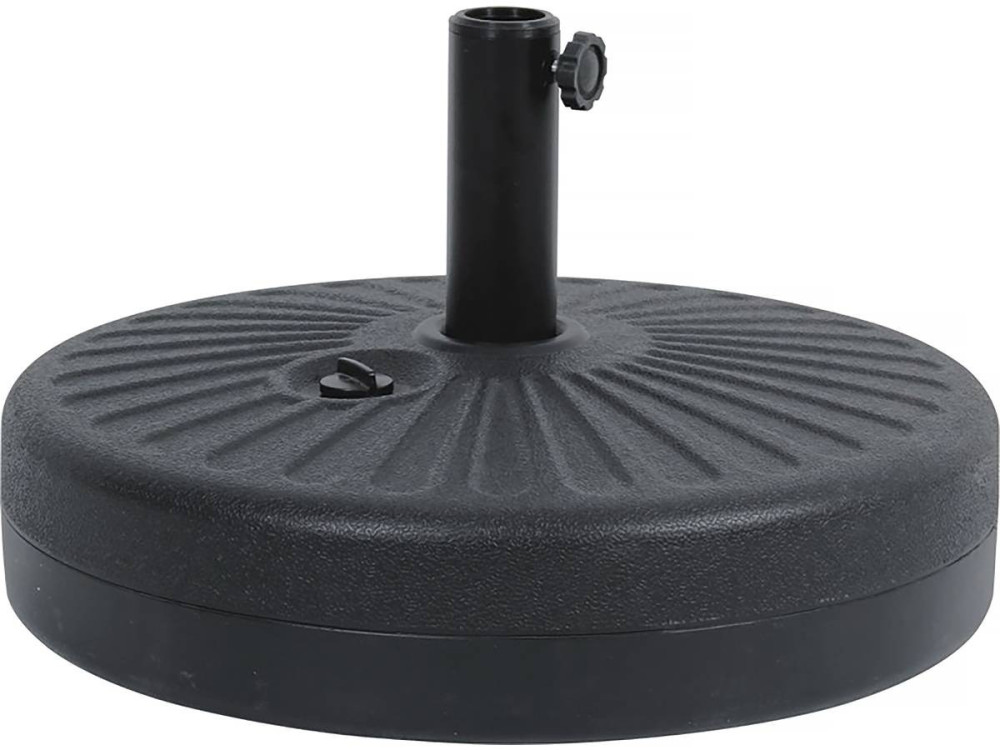 Parasol jardin "Sol 2" - Rectangle - 2 x 3 m - Gris + Dalles à lester incluses