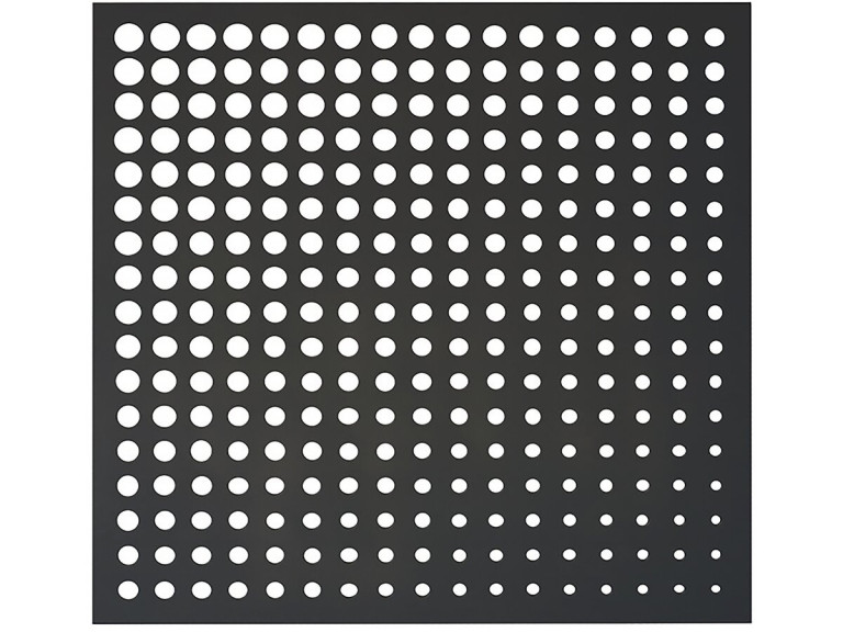 Panneau décoratif - " Moon " - Lot de 5 - 1.00 x 1.00 m - Gris