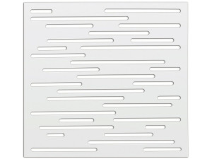 Panneau décoratif - " Nautic " - Lot de 5 - 1.00 x 1.00 m - Blanc