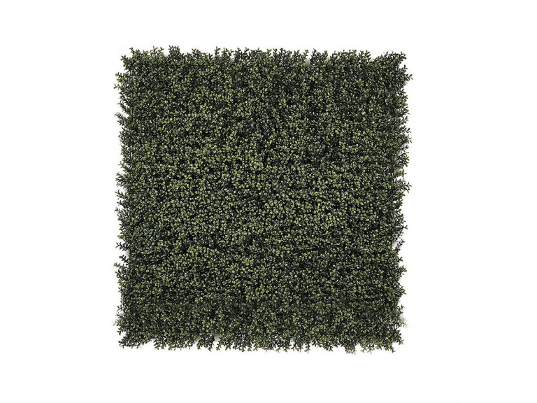 Panneau végétal - " Vertical Buxus " - Lot de 4 - 1.00 x 1.00 m - Vert