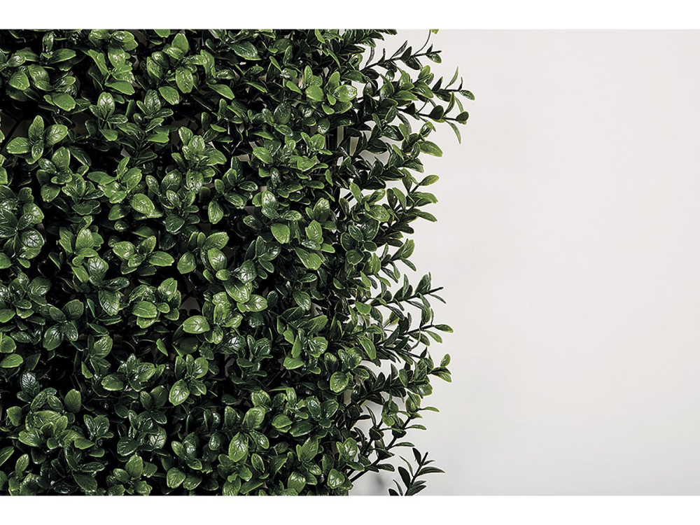 Panneau végétal - " Vertical Buxus " - Lot de 4 - 1.00 x 1.00 m - Vert