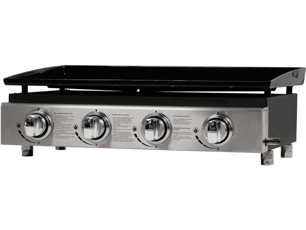 Plancha "Presto 4" - 4 Brûleurs - 9.7kW - Gris