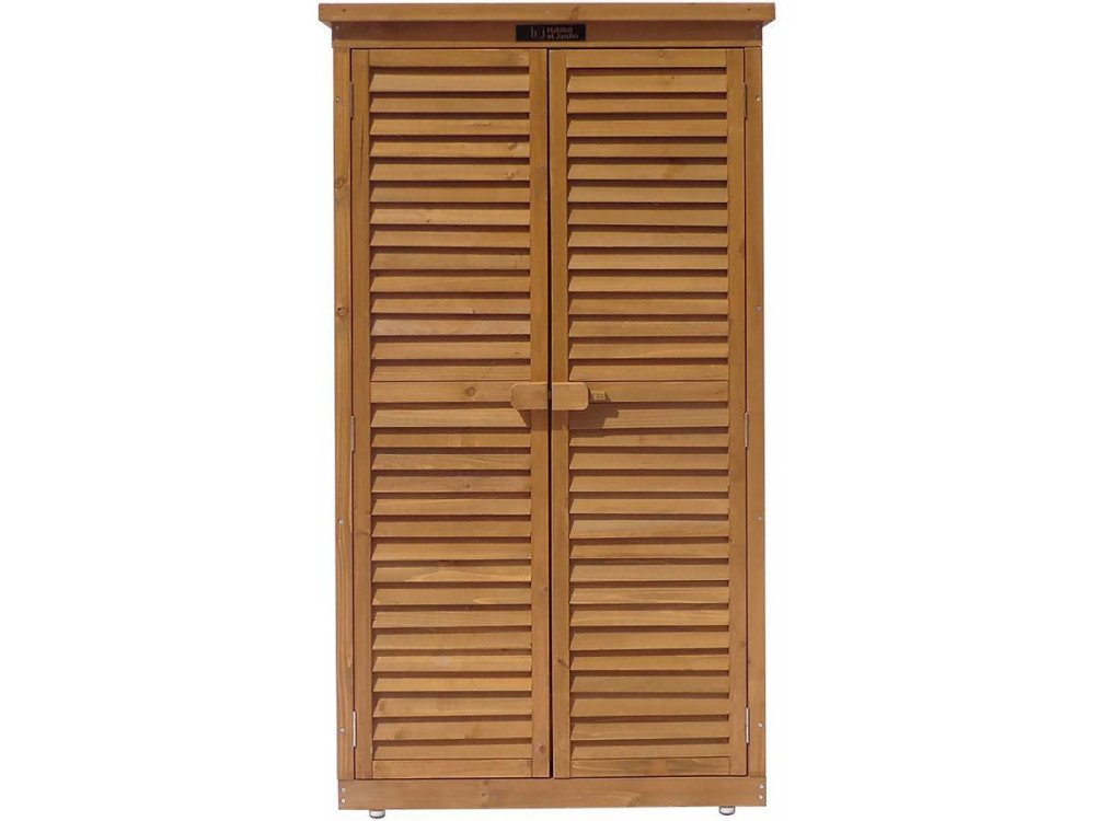 Armoire de jardin "Space" - 87 x 46.5 x 160 cm - Marron