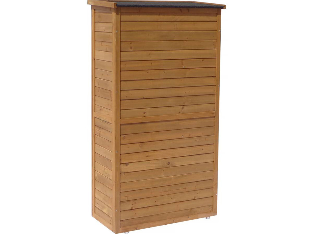 Armoire de jardin "Space" - 87 x 46.5 x 160 cm - Marron