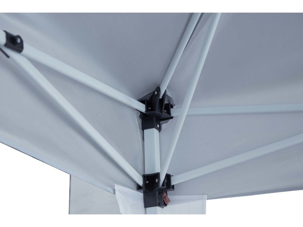 Tonnelle de jardin pliante "Svetlana 3" - 9 m² - 3 x 3 m - Blanc