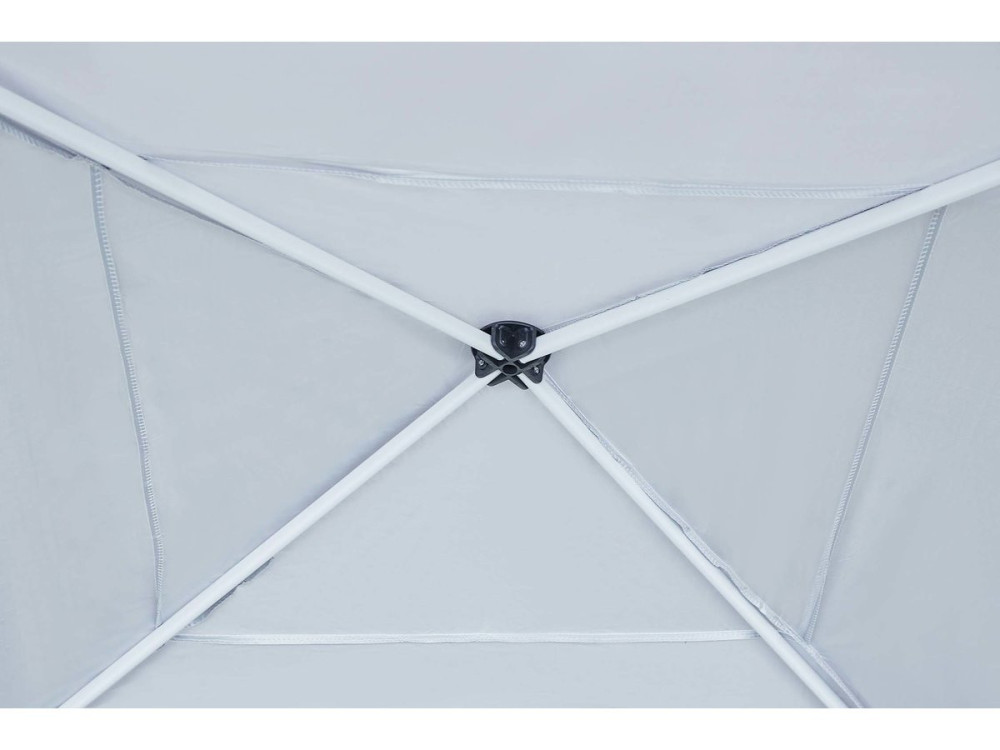 Tonnelle de jardin pliante "Svetlana 3" - 9 m² - 3 x 3 m - Blanc