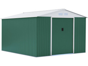 Abri de jardin métal "Rosas" - 10,85 m² - Vert