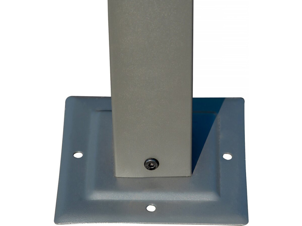 Pergola en métal avec toit rétractable - 3 x 4 m - Gris anthracite