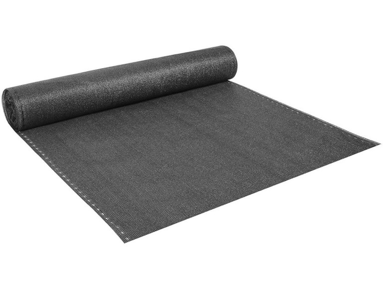 Brise vue synthétique "Verdo" - 2 x 10 - 90g/m² - Gris