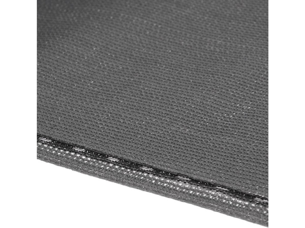 Brise vue synthétique "Verdo" - 2 x 10 - 90g/m² - Gris
