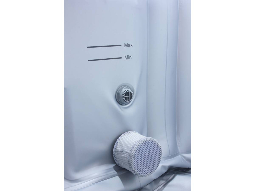 Spa gonflable avec cercle flottant LED "Nice" - 6 places - Gris/Noir