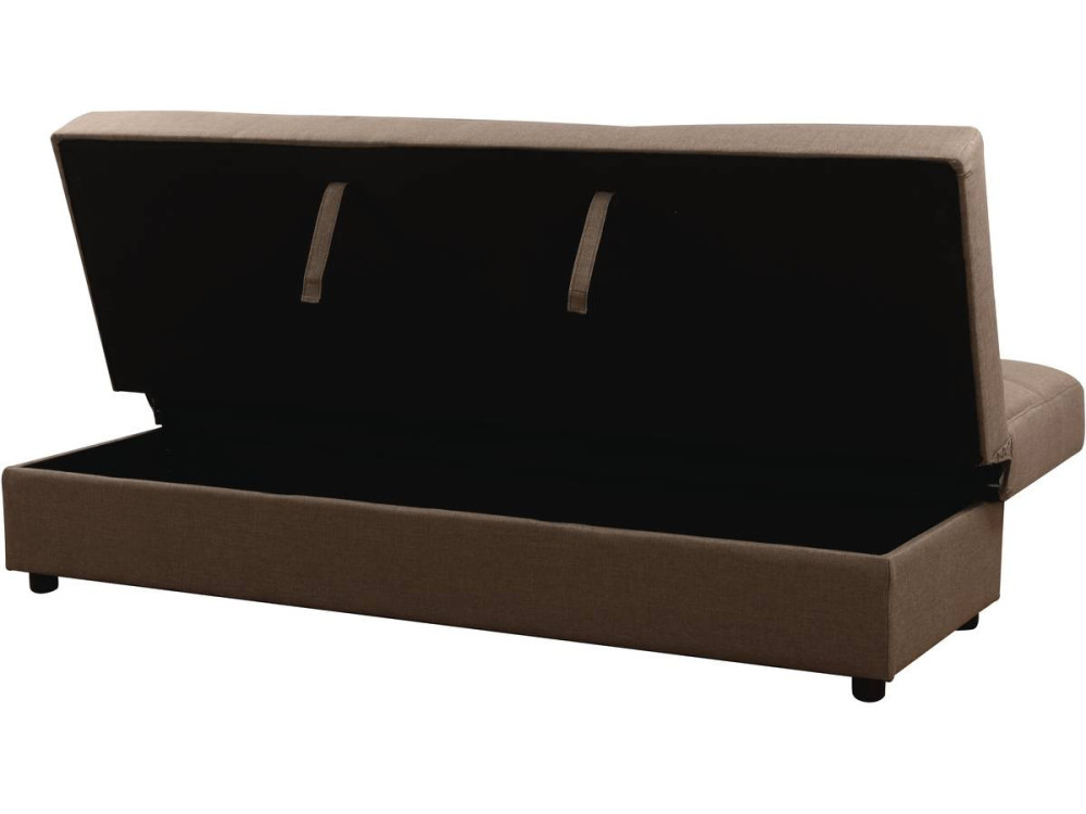 Canapé Clic-Clac "Enzo" - 185 x 84 x 85 cm - 3 places - Taupe