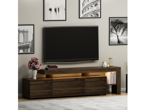 Meuble TV en bois "Beliz" Meuble TV - 192 x 37 x 53 cm 2