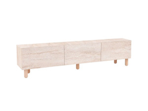 Meuble TV en bois "Alvin" - 180 x 31 x 42 cm - Beige