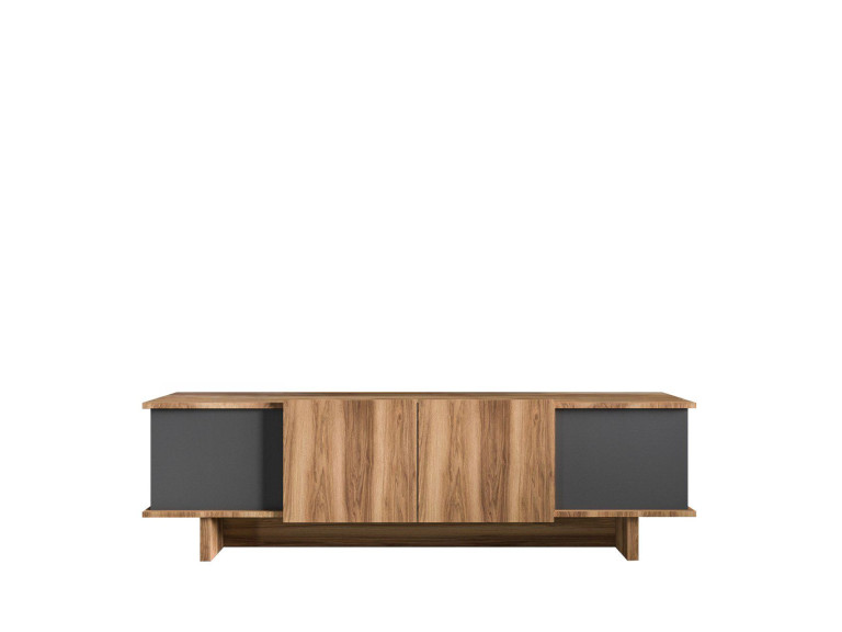 Meuble TV en bois "Diana" 180 x 33 x 50 cm - Anthracite