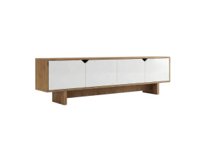 Meuble TV en bois "Mete" 180 x 30 x 50 cm - Chêne