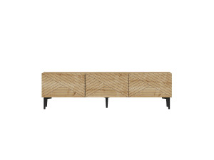 Meuble TV en bois "Felix" 160 x 31,4 x 44,1 cm - Chêne saphir