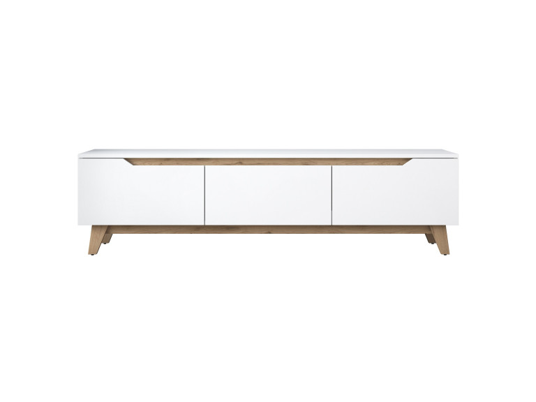 Meuble TV en bois "Digi" - 180 x 35 x 48 cm - Beige
