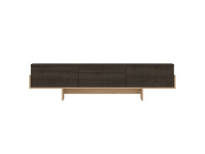 Meuble TV en bois "Hege" - 180 x 30 x 44 cm - Marron