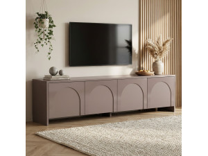 Meuble TV en bois "Aurelia" - 180 x 32 x 45 cm - Atlas 2