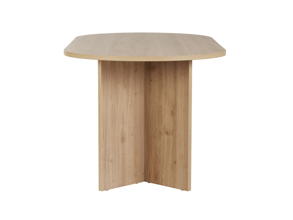 Table à manger en bois "Sablin" 180 x 90 x 75 cm - Chêne saphir