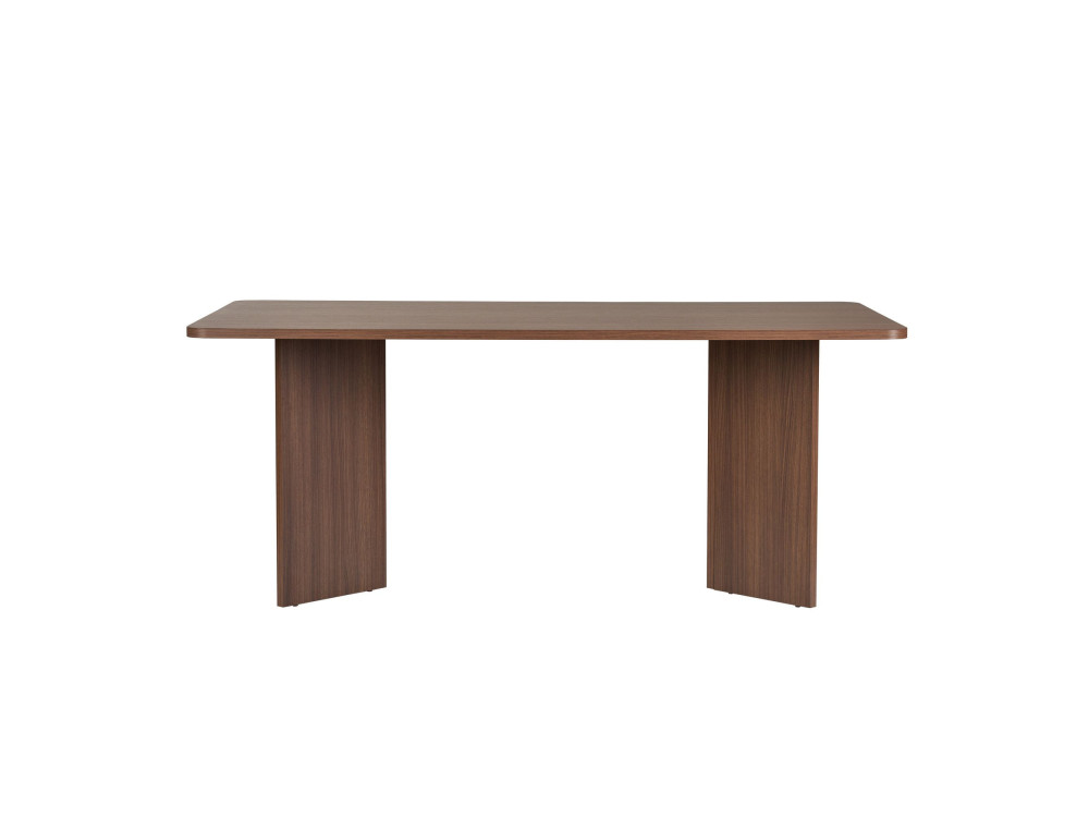Table à manger en bois "Linza" 180 x 90 x 75 cm - Noyer