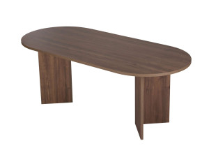 Table à manger en bois "Sabella" 200 x 90 x 75 cm - Noyer