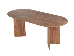 Table à manger en bois "Sabella" 200 x 90 x 75 cm - Pin atlantique