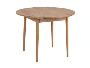 Table à manger extensible en bois "Viona" 100 x 100 x 75 cm - Pin atlantique