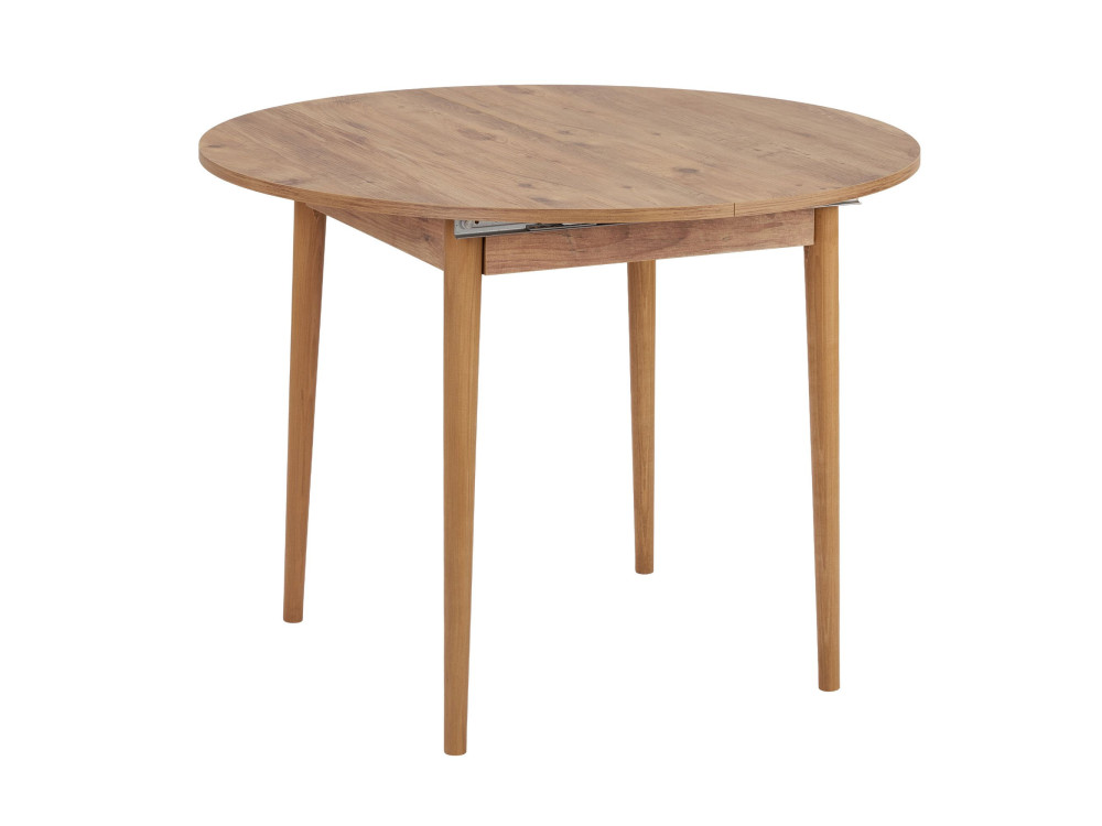 Table à manger extensible en bois "Viona" 100 x 100 x 75 cm - Pin atlantique