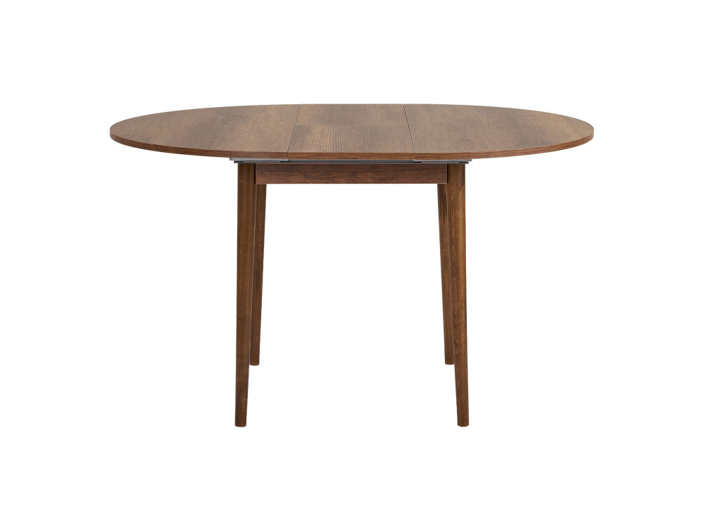 Table à manger extensible en bois "Viona" 100 x 100 x 75 cm - Barok Walnut