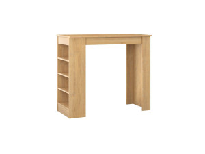 Table de bar en bois "Swallow" 117 x 54 x 101,8 cm - Chêne saphir