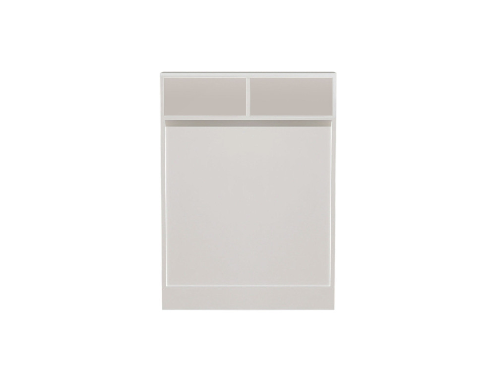 Table de repas pliable en bois "Bracked" - 70 x 15 x 96 cm - Blanc