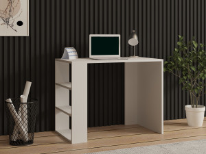 Bureau en bois "Cool" - 90 x 50 x 70 cm - Blanc 2