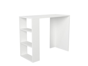 Bureau en bois "Netenya" - 90 x 40 x 74 cm - Blanc