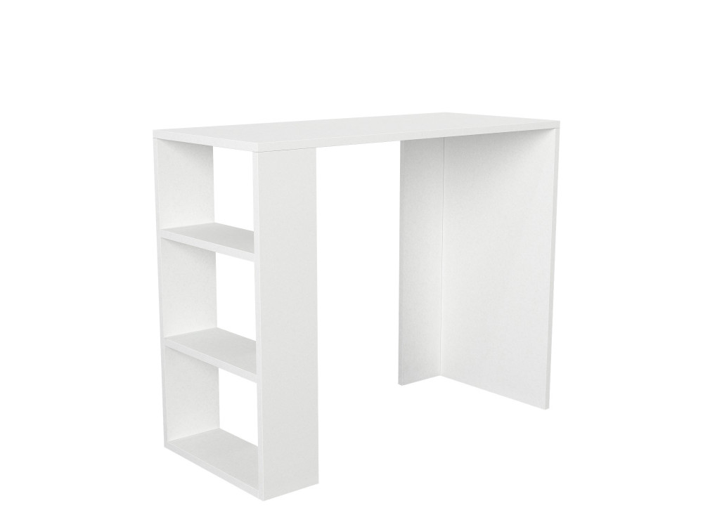 Bureau en bois "Netenya" - 90 x 40 x 74 cm - Blanc
