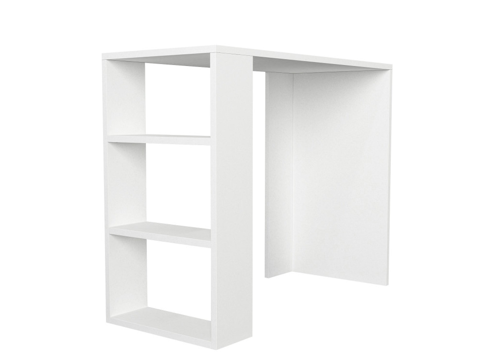 Bureau en bois "Netenya" - 90 x 40 x 74 cm - Blanc