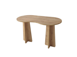 bureau en bois "infini" 120 x 60 x 75 cm - Chêne saphir
