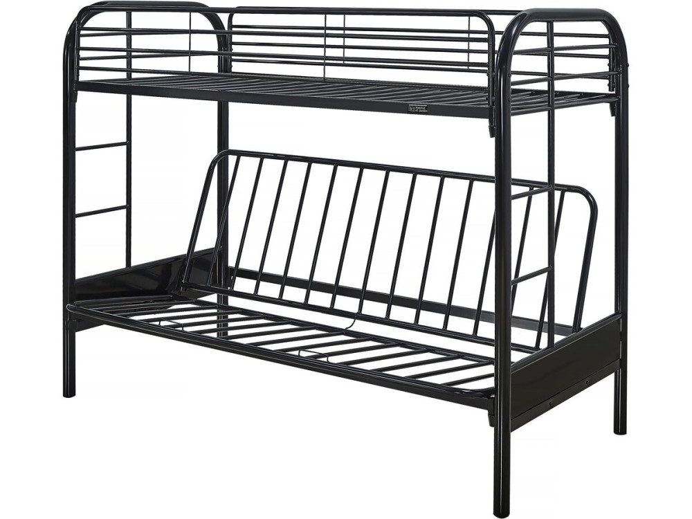 Lit mezzanine "POLO" - 90 x 190 cm - Noir