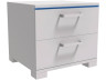 Chevet LED "Karina" - 41 x 38 x 39 cm - Blanc